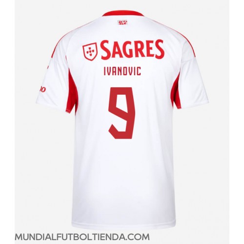 Camiseta Benfica Franjo Ivanovic #9 Tercera Equipación Replica 2025-26 mangas cortas